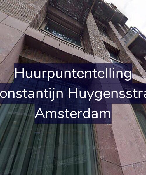 Foto gevel Huurpuntentelling voor Eerste Constantijn Huygensstraat 20-A, Amsterdam