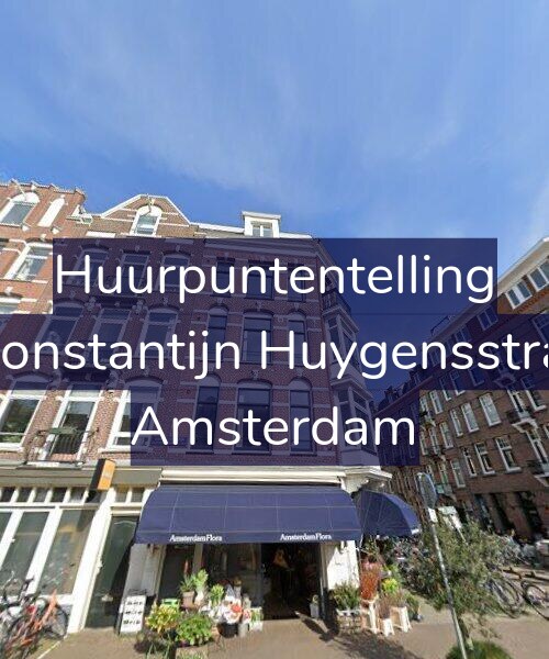 Foto gevel Huurpuntentelling voor Eerste Constantijn Huygensstraat 57-1, Amsterdam