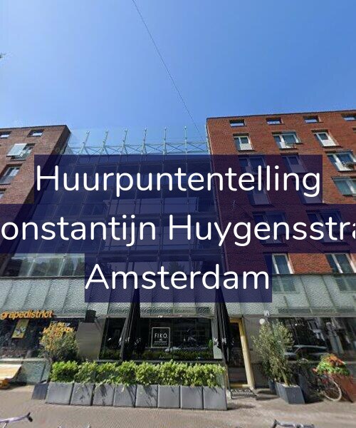 Foto gevel Huurpuntentelling voor Eerste Constantijn Huygensstraat 48-E, Amsterdam