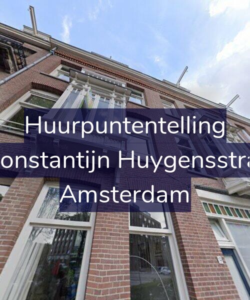 Foto gevel Huurpuntentelling voor Eerste Constantijn Huygensstraat 17-2, Amsterdam