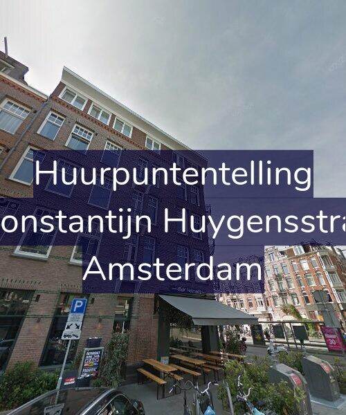 Foto gevel Huurpuntentelling voor Eerste Constantijn Huygensstraat 59-2, Amsterdam