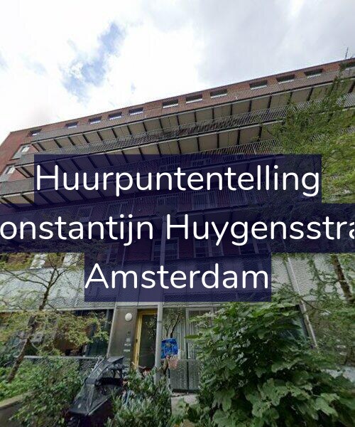 Foto gevel Huurpuntentelling voor Eerste Constantijn Huygensstraat 52-A, Amsterdam