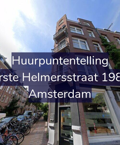 Foto gevel Huurpuntentelling voor Eerste Helmersstraat 198-4, Amsterdam