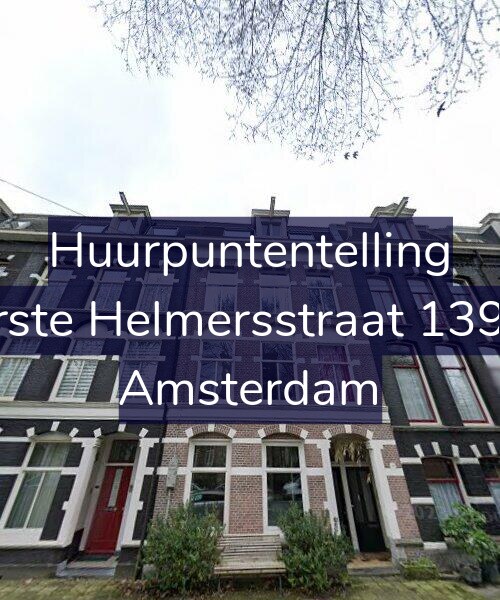 Foto gevel Huurpuntentelling voor Eerste Helmersstraat 139-H, Amsterdam