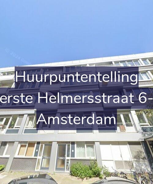 Foto gevel Huurpuntentelling voor Eerste Helmersstraat 6-E, Amsterdam