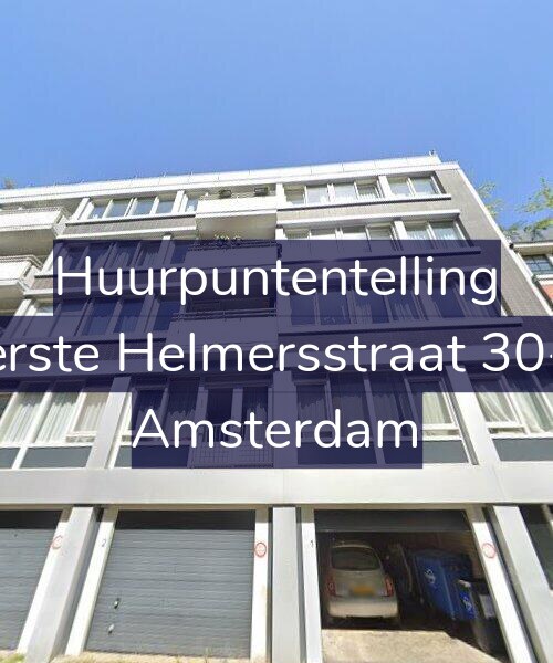 Foto gevel Huurpuntentelling voor Eerste Helmersstraat 30-C, Amsterdam