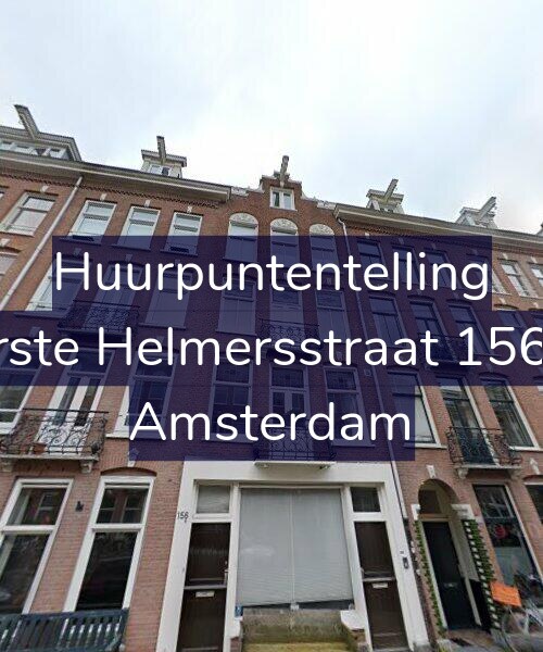 Foto gevel Huurpuntentelling voor Eerste Helmersstraat 156-H, Amsterdam