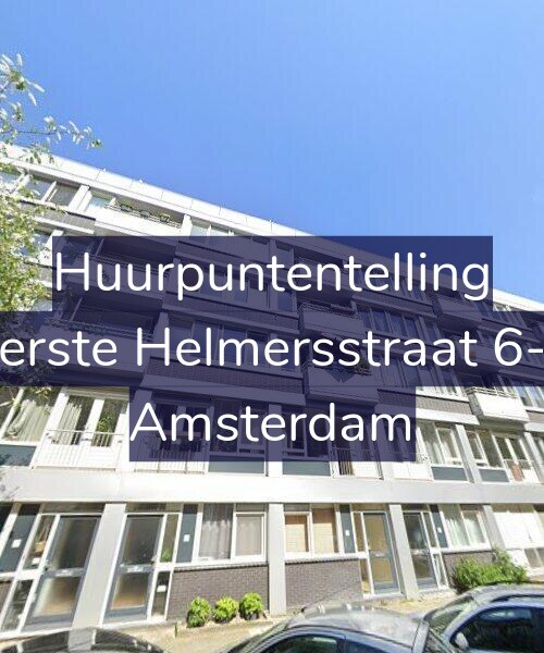 Foto gevel Huurpuntentelling voor Eerste Helmersstraat 6-F, Amsterdam