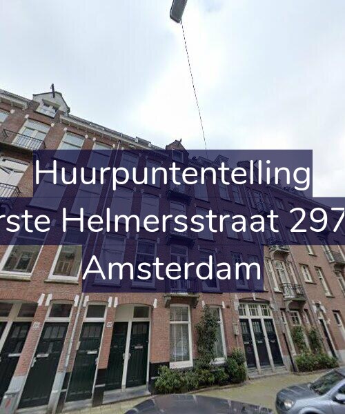 Foto gevel Huurpuntentelling voor Eerste Helmersstraat 297-H, Amsterdam