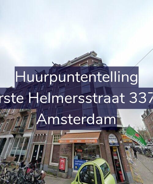 Foto gevel Huurpuntentelling voor Eerste Helmersstraat 337-1, Amsterdam