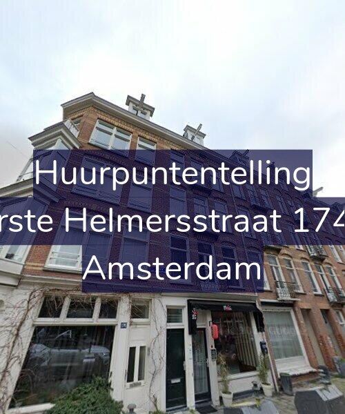 Foto gevel Huurpuntentelling voor Eerste Helmersstraat 174-1, Amsterdam