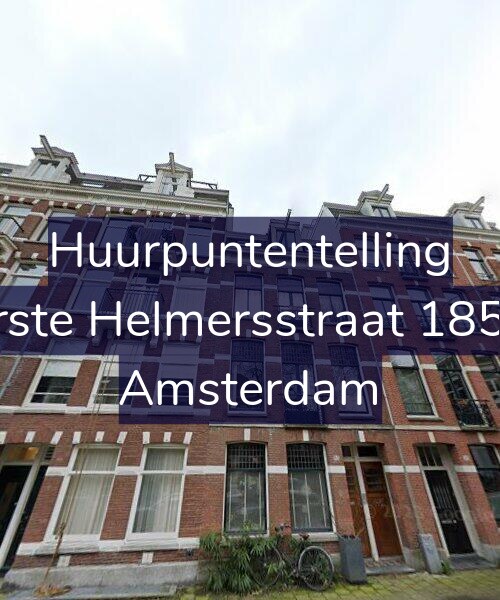 Foto gevel Huurpuntentelling voor Eerste Helmersstraat 185-H, Amsterdam