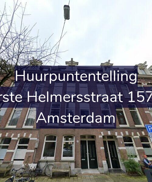 Foto gevel Huurpuntentelling voor Eerste Helmersstraat 157-H, Amsterdam