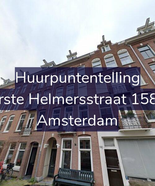 Foto gevel Huurpuntentelling voor Eerste Helmersstraat 158-4, Amsterdam