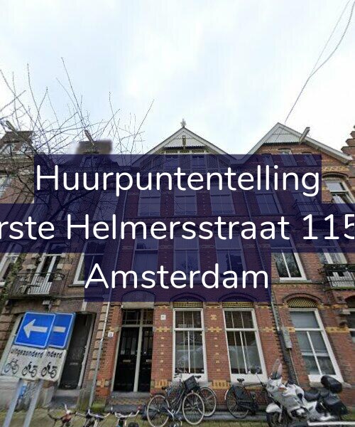 Foto gevel Huurpuntentelling voor Eerste Helmersstraat 115-2, Amsterdam
