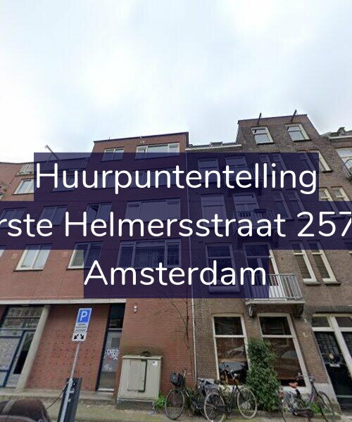 Foto gevel Huurpuntentelling voor Eerste Helmersstraat 257-C, Amsterdam