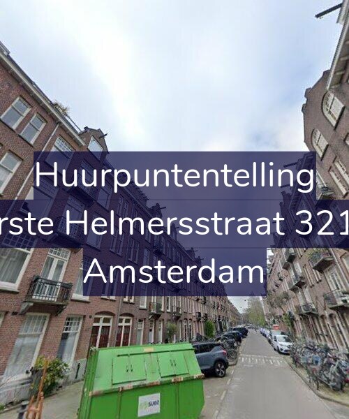 Foto gevel Huurpuntentelling voor Eerste Helmersstraat 321-3, Amsterdam