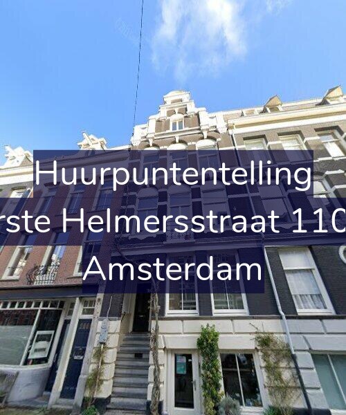 Foto gevel Huurpuntentelling voor Eerste Helmersstraat 110-H, Amsterdam