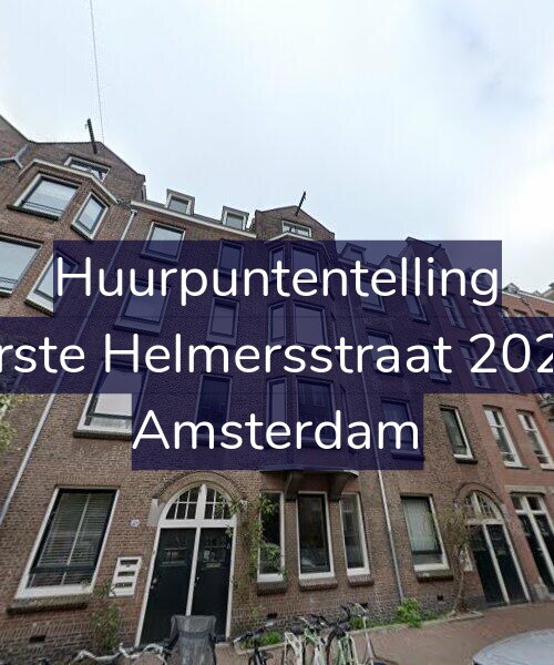 Foto gevel Huurpuntentelling voor Eerste Helmersstraat 202-2, Amsterdam