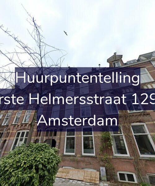 Foto gevel Huurpuntentelling voor Eerste Helmersstraat 129-2, Amsterdam