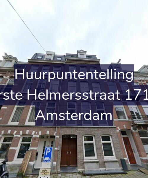 Foto gevel Huurpuntentelling voor Eerste Helmersstraat 171-C, Amsterdam
