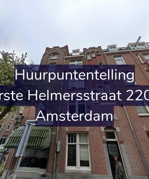 Foto gevel Huurpuntentelling voor Eerste Helmersstraat 220-1, Amsterdam