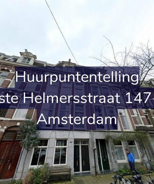Foto gevel Huurpuntentelling voor Eerste Helmersstraat 147-2V, Amsterdam