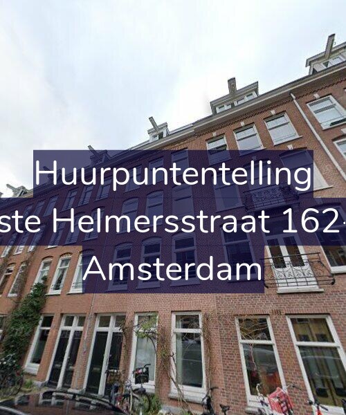 Foto gevel Huurpuntentelling voor Eerste Helmersstraat 162-4V, Amsterdam
