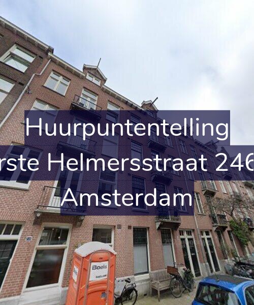 Foto gevel Huurpuntentelling voor Eerste Helmersstraat 246-3, Amsterdam