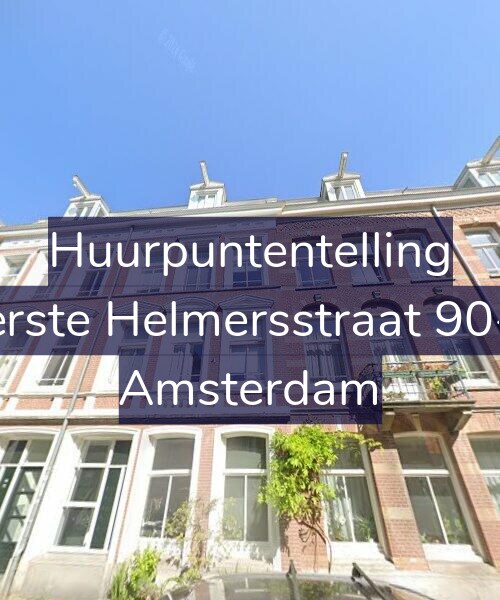 Foto gevel Huurpuntentelling voor Eerste Helmersstraat 90-C, Amsterdam