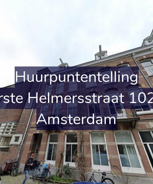 Foto gevel Huurpuntentelling voor Eerste Helmersstraat 102-B, Amsterdam