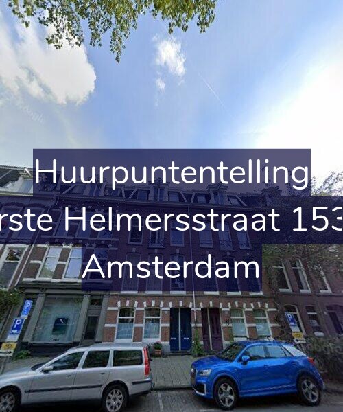 Foto gevel Huurpuntentelling voor Eerste Helmersstraat 153-3, Amsterdam