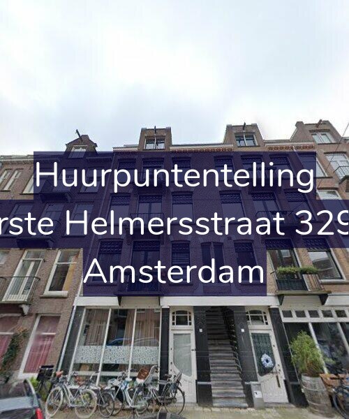 Foto gevel Huurpuntentelling voor Eerste Helmersstraat 329-2, Amsterdam