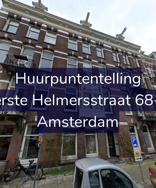 Foto gevel Huurpuntentelling voor Eerste Helmersstraat 68-H, Amsterdam