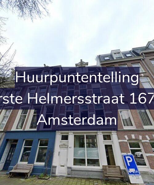 Foto gevel Huurpuntentelling voor Eerste Helmersstraat 167-H, Amsterdam