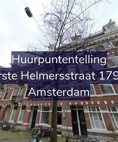 Foto gevel Huurpuntentelling voor Eerste Helmersstraat 179-H, Amsterdam