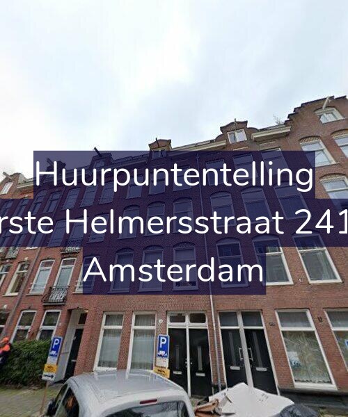 Foto gevel Huurpuntentelling voor Eerste Helmersstraat 241-2, Amsterdam