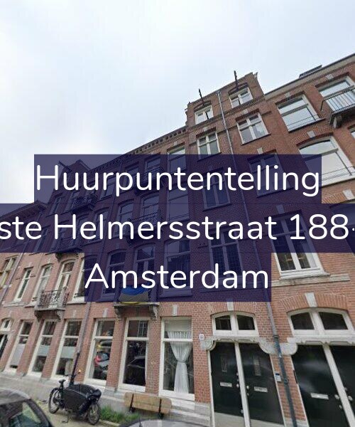Foto gevel Huurpuntentelling voor Eerste Helmersstraat 188-4A, Amsterdam