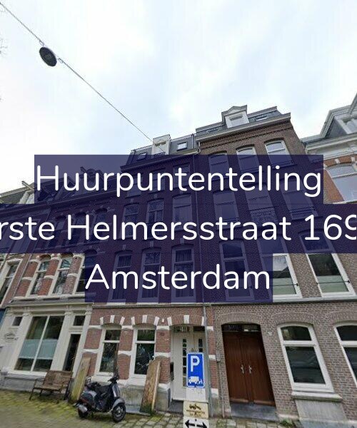 Foto gevel Huurpuntentelling voor Eerste Helmersstraat 169-E, Amsterdam