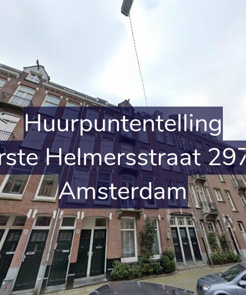 Foto gevel Huurpuntentelling voor Eerste Helmersstraat 297-1, Amsterdam