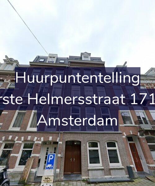 Foto gevel Huurpuntentelling voor Eerste Helmersstraat 171-D, Amsterdam