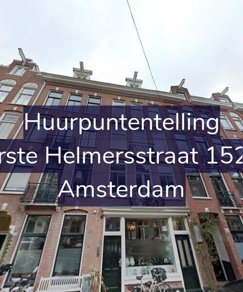 Foto gevel Huurpuntentelling voor Eerste Helmersstraat 152-4, Amsterdam