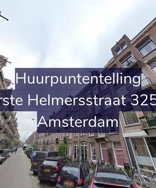 Foto gevel Huurpuntentelling voor Eerste Helmersstraat 325-H, Amsterdam