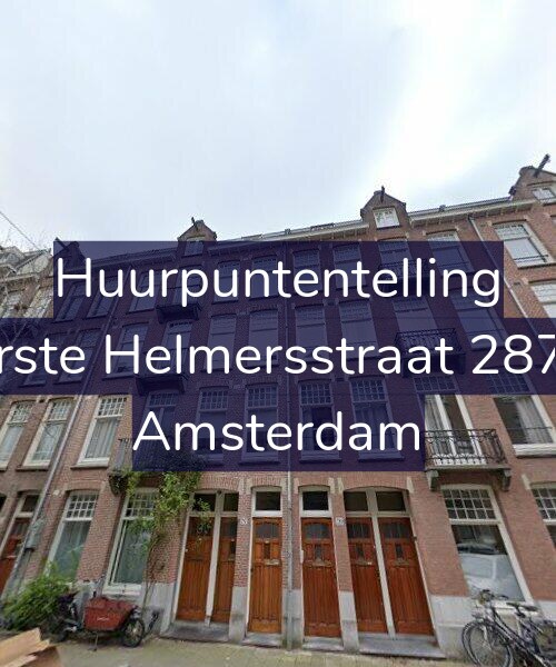 Foto gevel Huurpuntentelling voor Eerste Helmersstraat 287-4, Amsterdam