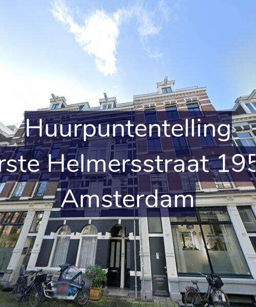 Foto gevel Huurpuntentelling voor Eerste Helmersstraat 195-4, Amsterdam