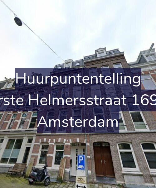 Foto gevel Huurpuntentelling voor Eerste Helmersstraat 169-B, Amsterdam