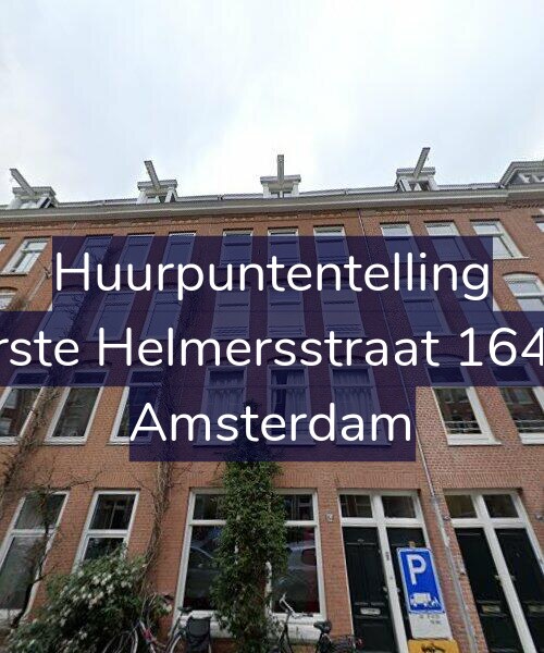 Foto gevel Huurpuntentelling voor Eerste Helmersstraat 164-H, Amsterdam
