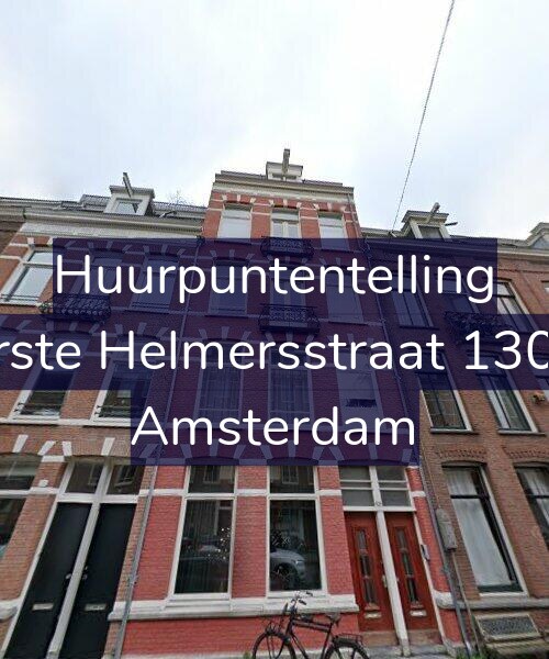 Foto gevel Huurpuntentelling voor Eerste Helmersstraat 130-A, Amsterdam