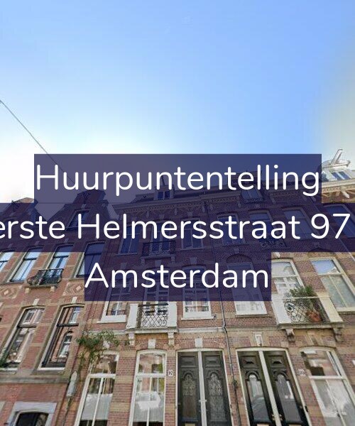 Foto gevel Huurpuntentelling voor Eerste Helmersstraat 97-2, Amsterdam