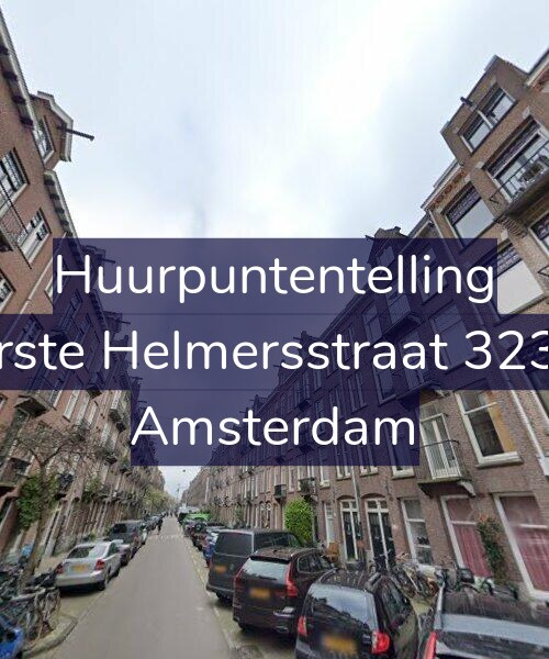Foto gevel Huurpuntentelling voor Eerste Helmersstraat 323-4, Amsterdam